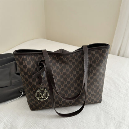 Tote Bag for Women – Large Capacity, Checkered Large Capacity Retro Plaid – detail view 6
