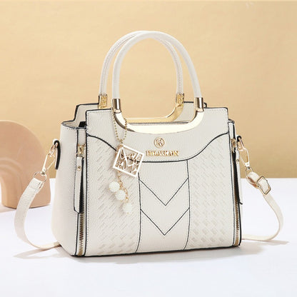 Tote Bag for Women – Large Embroidery Thread Texture Vintage – detail view 9