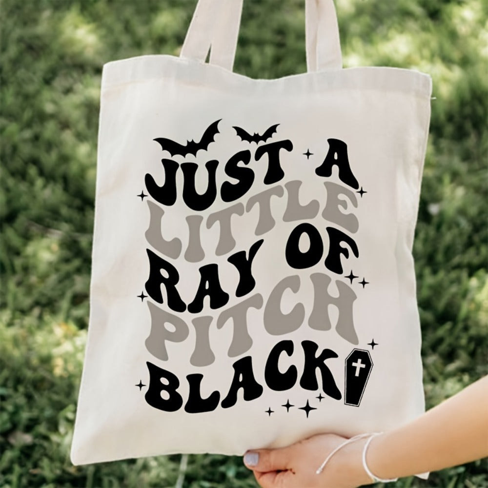 Tote Bag for Women – Lightweight, Just Little Ray Of Pitch – detail view 5