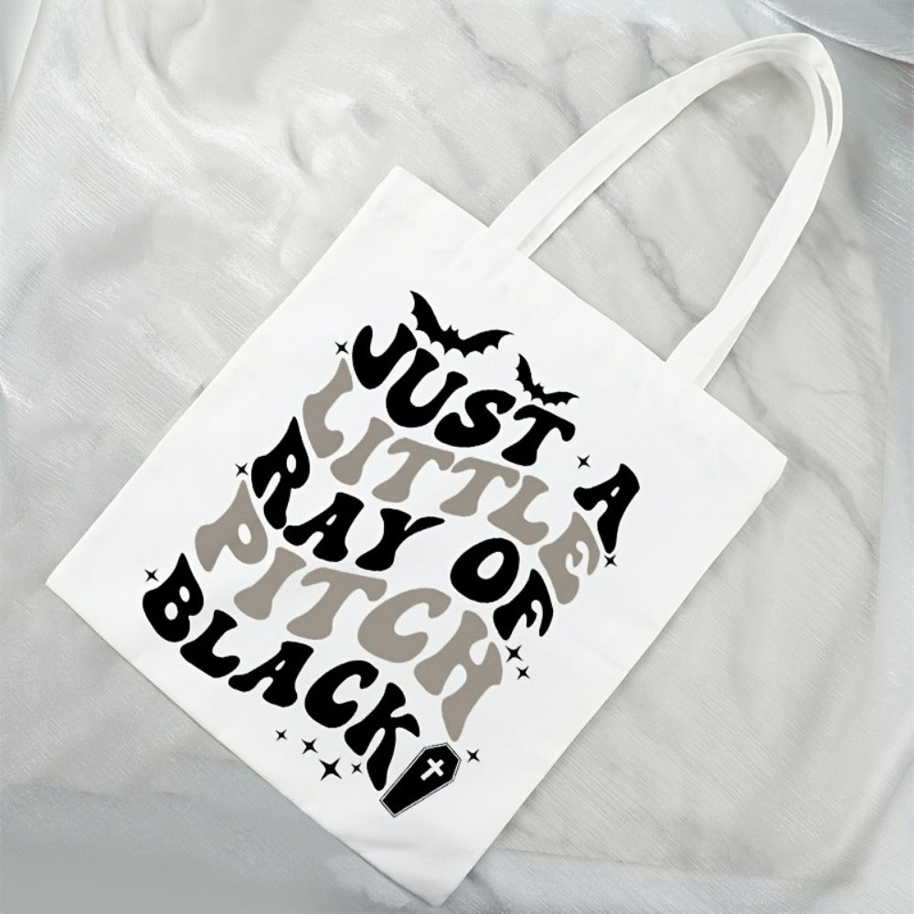 Tote Bag for Women – Lightweight, Just Little Ray Of Pitch – front view