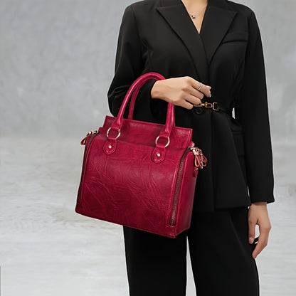 Tote Bag for Women – Multi-Pocket, Large Vintage Style Multi Pocket – detail view 9