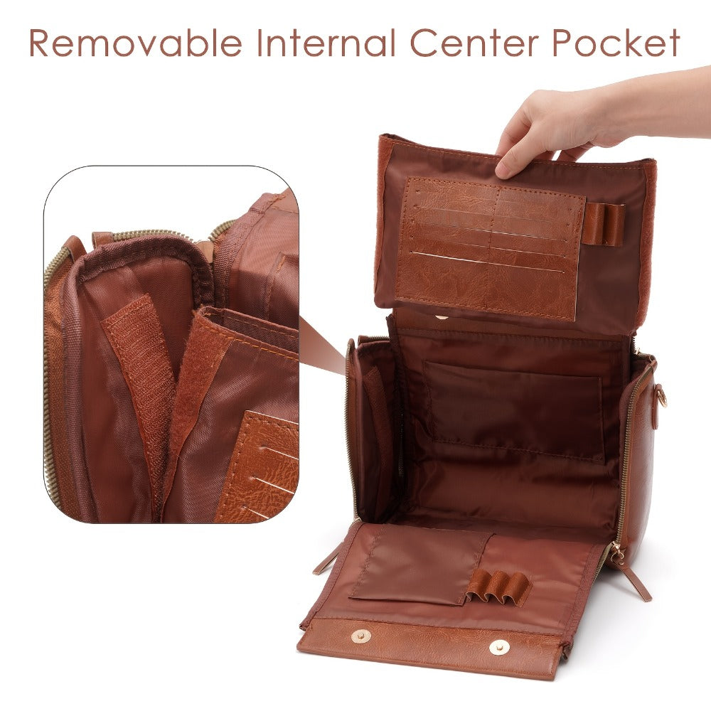 Tote Bag for Women – Multi-Pocket, Large Vintage Style Multi Pocket – detail view 15