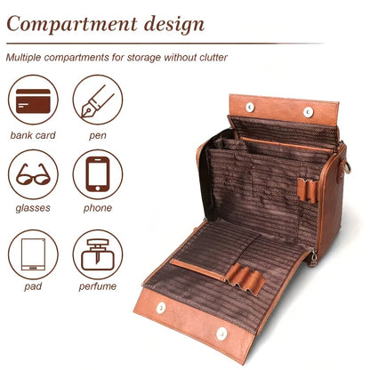 Tote Bag for Women – Multi-Pocket, Large Vintage Style Multi Pocket – detail view 18