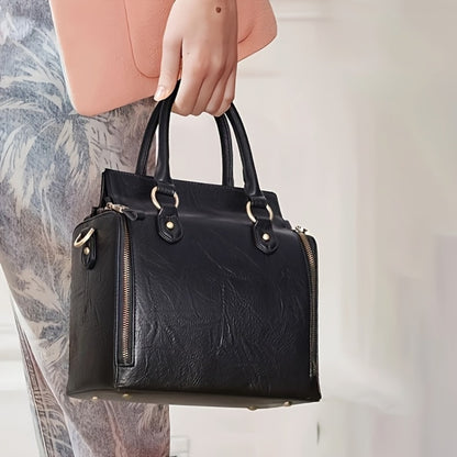 Tote Bag for Women – Multi-Pocket, Large Vintage Style Multi Pocket – detail view 6
