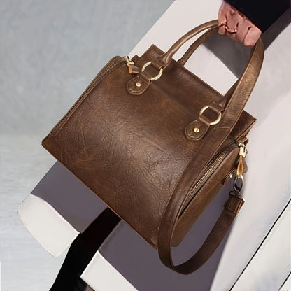 Tote Bag for Women – Multi-Pocket, Large Vintage Style Multi Pocket – detail view 7