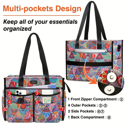 Tote Bag for Women – Multi-Pocket, for Work – detail view 3