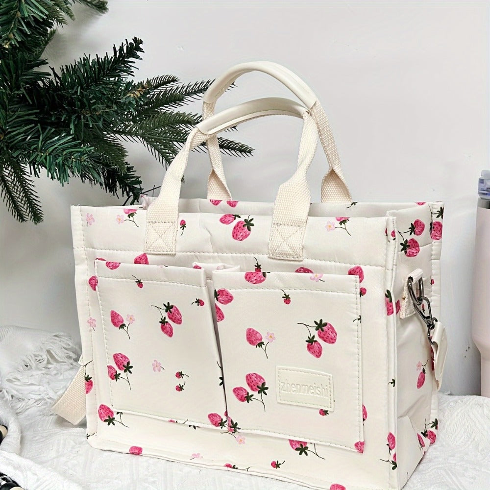 Tote Bag for Women – Multi-Pocket, for Travel & Work – front view