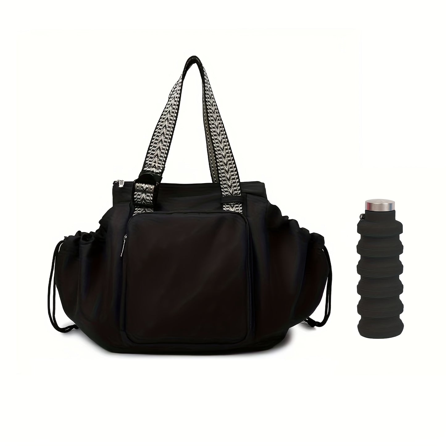 Tote Bag for Women – Nylon, Foldable, Lightweight, Adjustable Strap – detail view 12