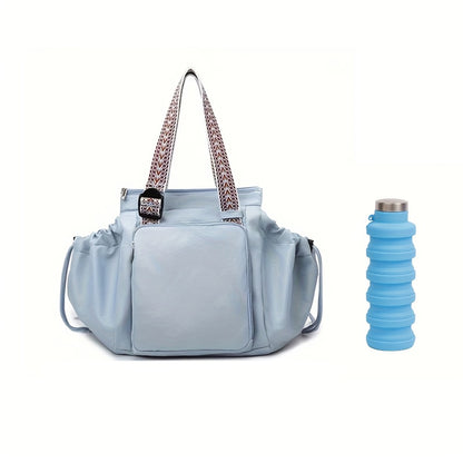 Tote Bag for Women – Nylon, Foldable, Lightweight, Adjustable Strap – detail view 4