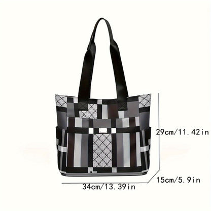 Tote Bag for Women – Nylon, Foldable, Lightweight, Large Capacity – detail view 3