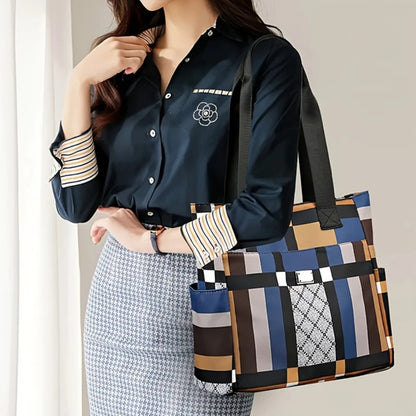 Tote Bag for Women – Nylon, Foldable, Lightweight, Large Capacity – detail view 5