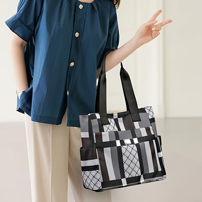 Tote Bag for Women – Nylon, Large Capacity, Lightweight, Foldable – detail view 9