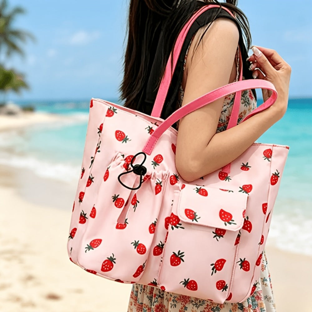 Tote Bag for Women – Nylon, Large Capacity, Multi-Pocket, Lightweight – detail view 2