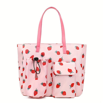 Tote Bag for Women – Nylon, Large Capacity, Multi-Pocket, Lightweight – detail view 3