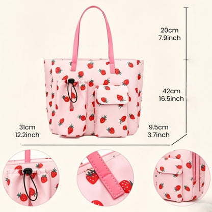 Tote Bag for Women – Nylon, Large Capacity, Multi-Pocket, Lightweight – detail view 4