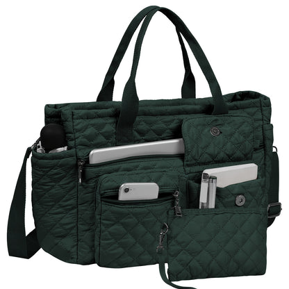 Tote Bag for Women – 6 Colors, Nylon, Quilted, Adjustable Strap – detail view 15
