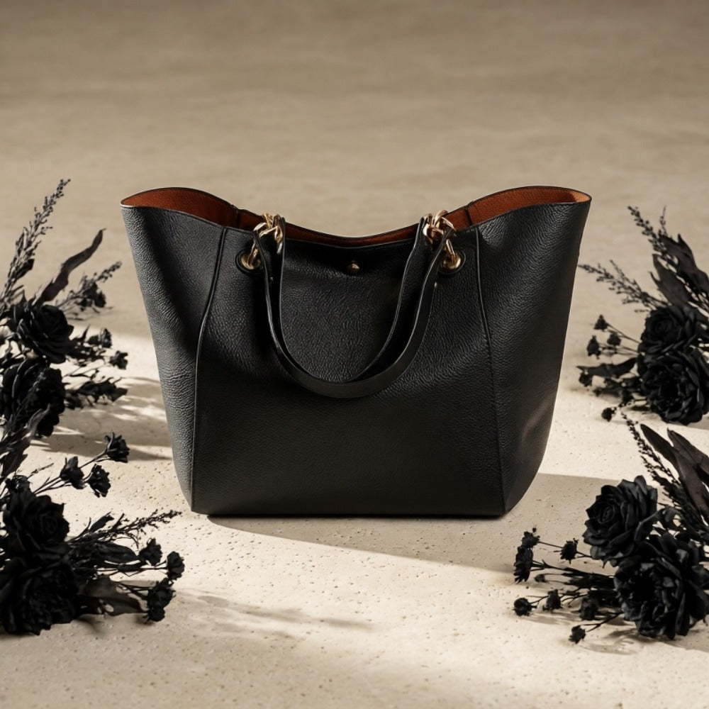 Tote Bag for Women – PU Leather, Large Capacity, for Travel & Work – detail view 15