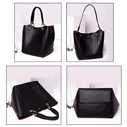Tote Bag for Women – PU Leather, Large Capacity, for Travel & Work – detail view 7