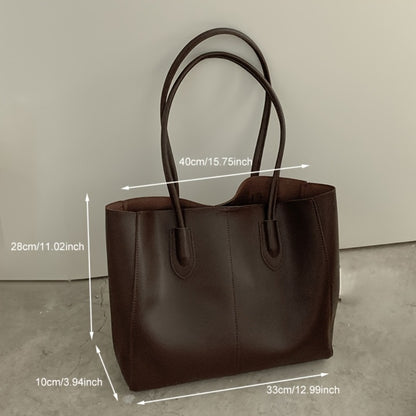 Tote Bag for Women – PU Leather, Large Capacity, for Travel & Work – detail view 2