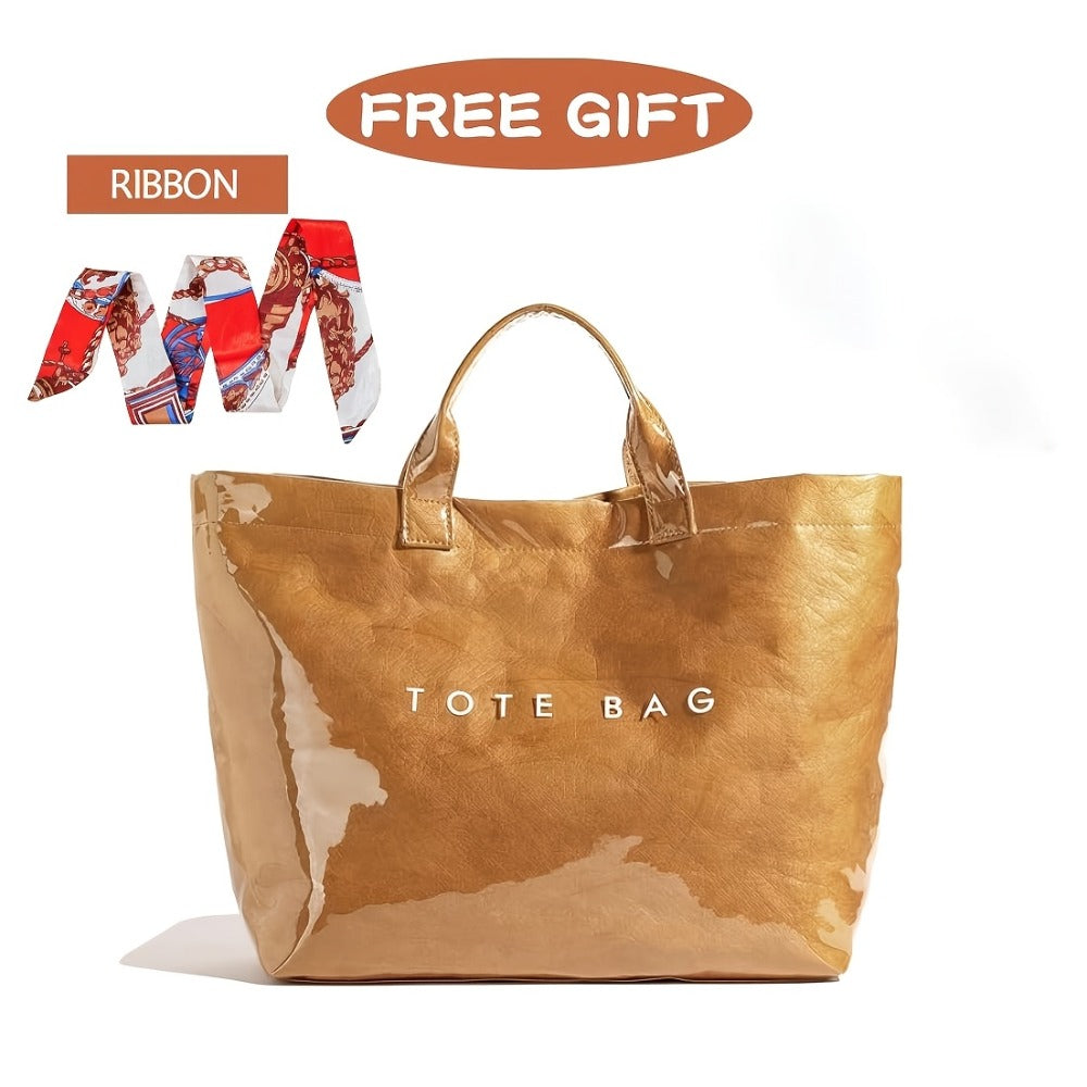 Tote Bag for Women – PU Leather, Large Capacity, for Travel – detail view 16