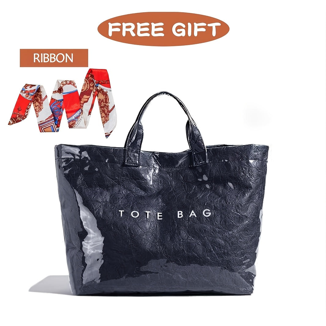 Tote Bag for Women – PU Leather, Large Capacity, for Travel – detail view 27