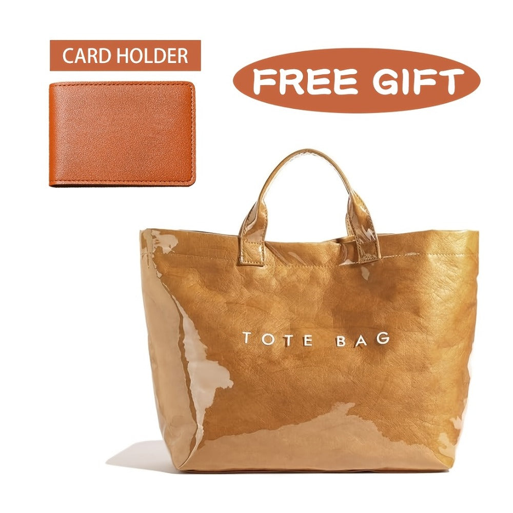 Tote Bag for Women – 9 Colors, PVC, for Travel & Work – detail view 18