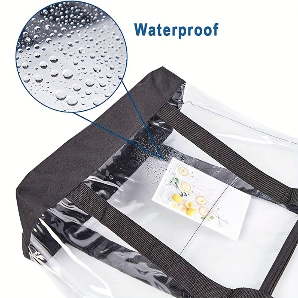 Tote Bag for Women – PVC, Clear, Transparent, for Travel – detail view 2