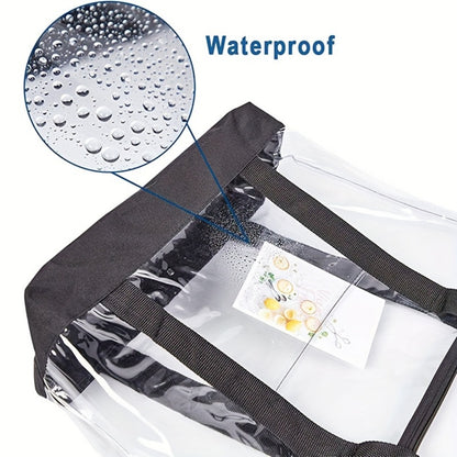 Tote Bag for Women – PVC, Clear, Transparent, for Travel – detail view 2