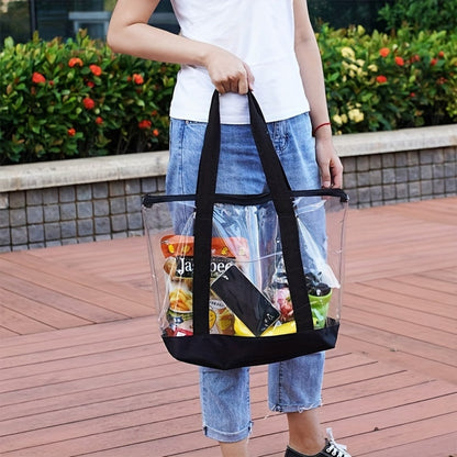 Tote Bag for Women – PVC, Clear, Transparent, for Travel – detail view 4
