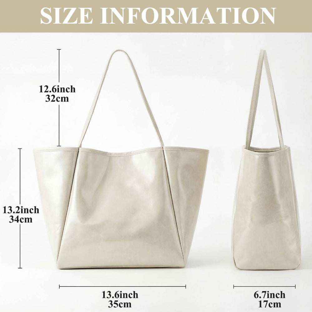 Tote Bag for Women – PVC, Large Capacity, for Travel & Work – detail view 5
