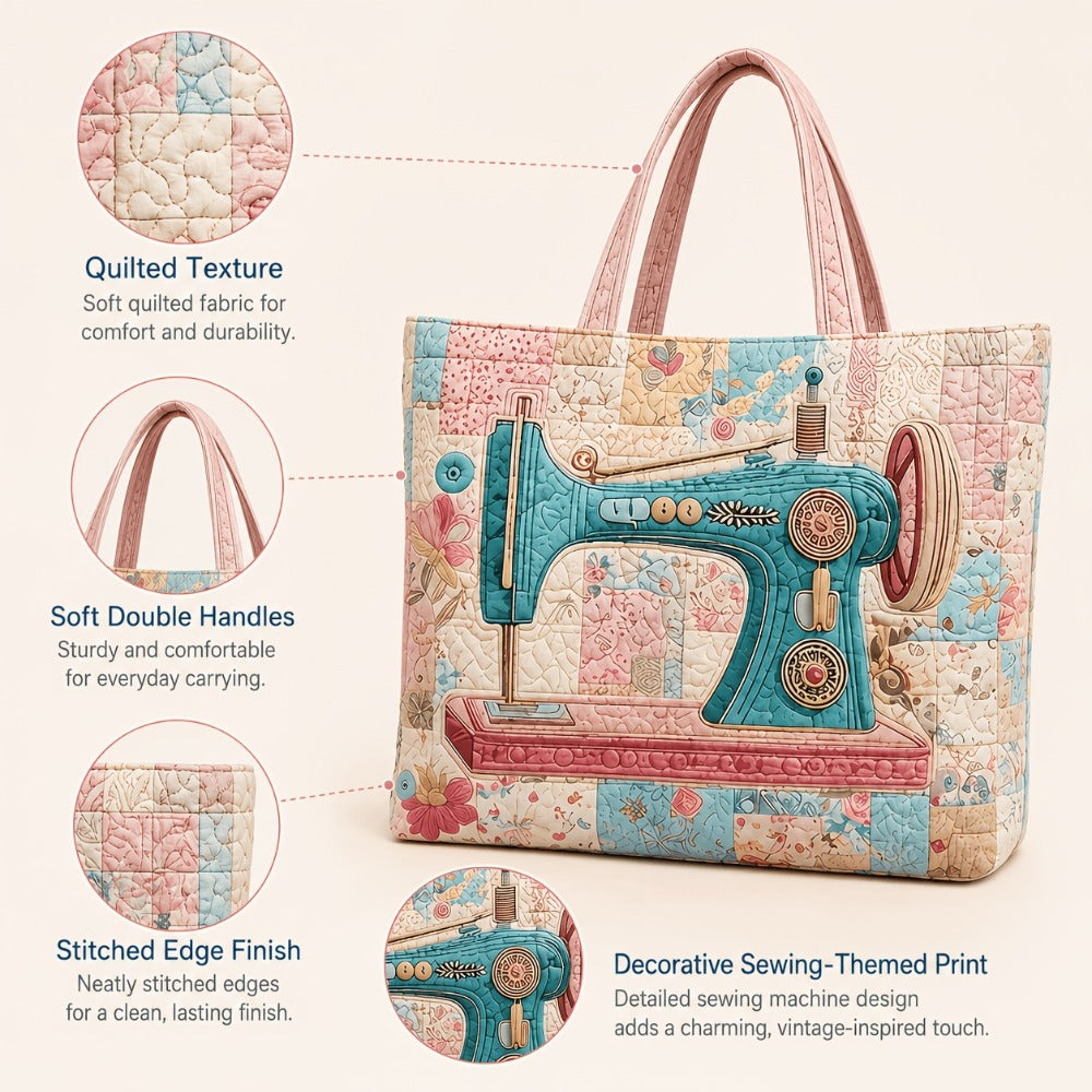 Tote Bag for Women – Quilted, Large Capacity, for Work & Everyday Use – detail view 4