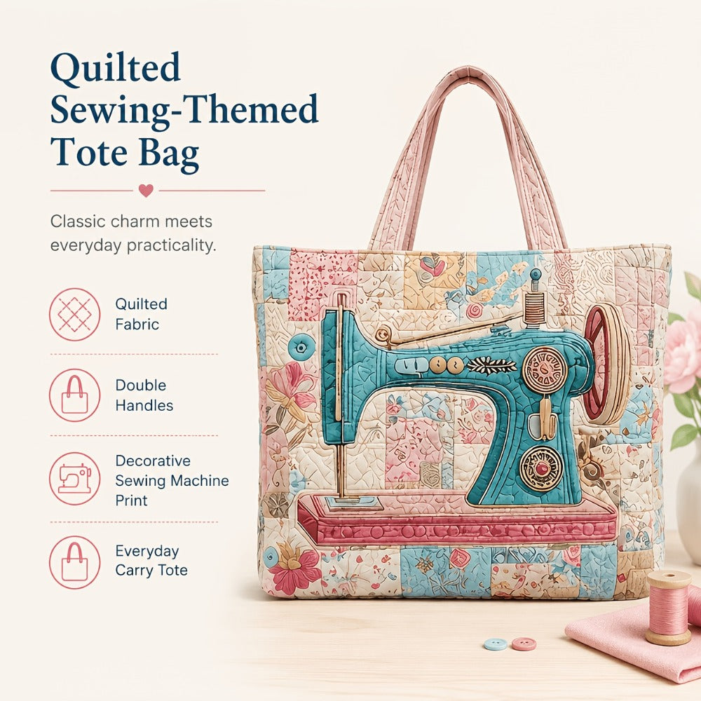 Tote Bag for Women – Quilted, Large Capacity, for Work & Everyday Use – detail view 5