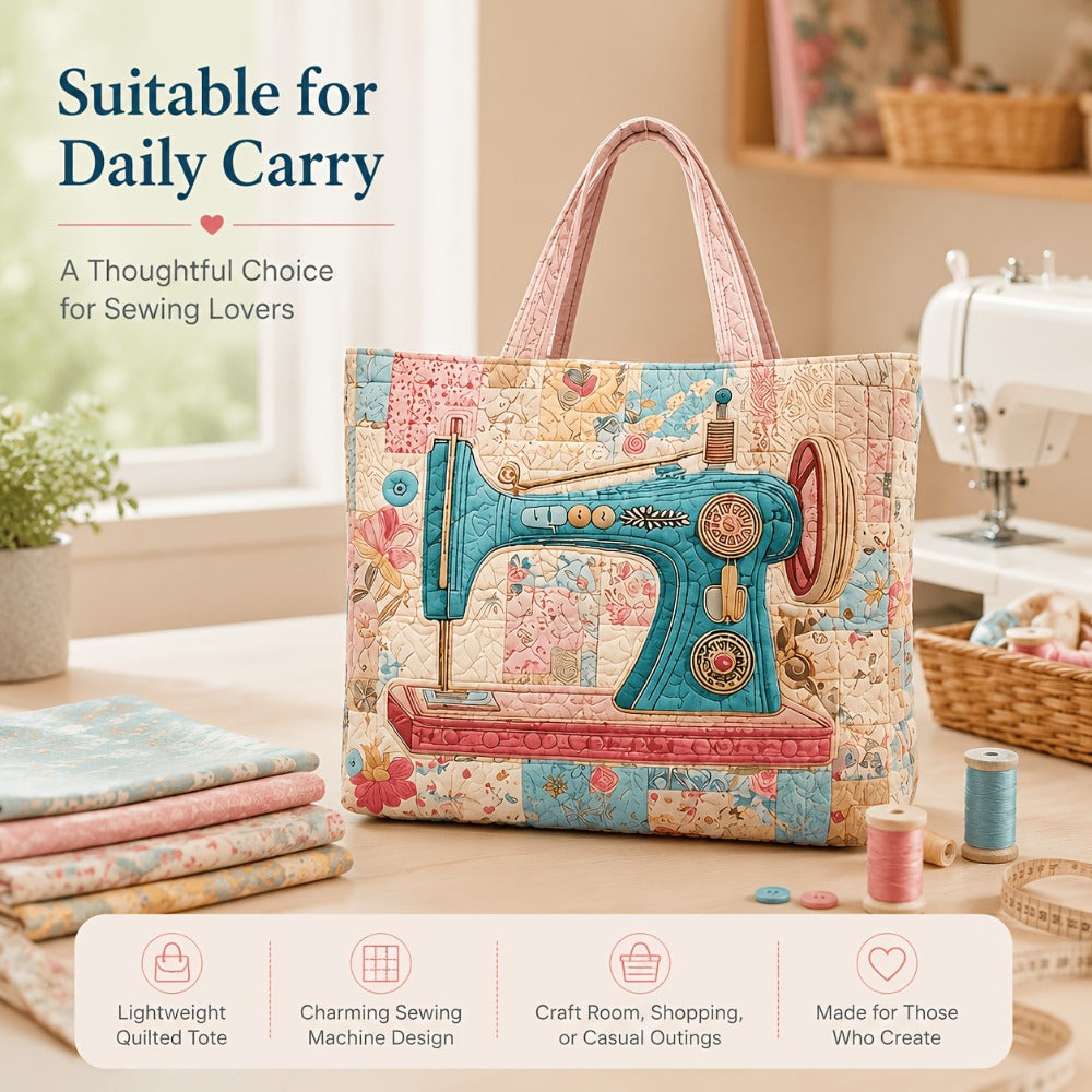 Tote Bag for Women – Quilted, Large Capacity, for Work & Everyday Use – detail view 6