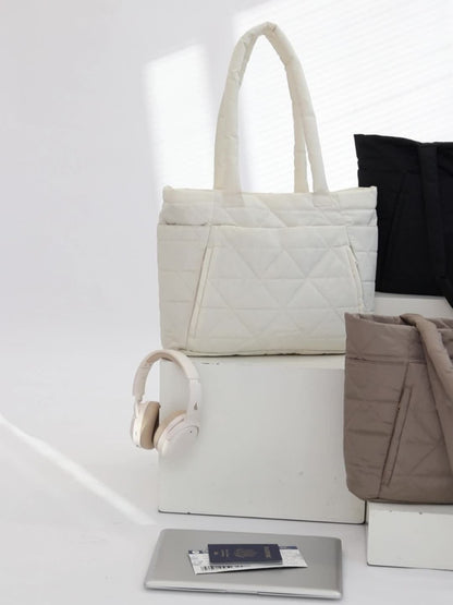 Tote Bag for Women – Quilted, Large Capacity, for Travel & Work – detail view 25
