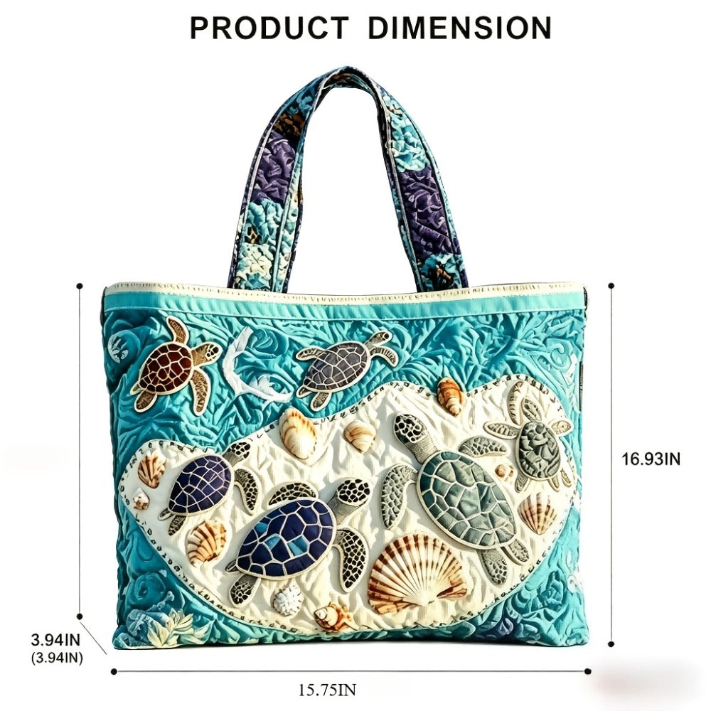 Tote Bag for Women – Quilted, Large Capacity, for Travel & Work – detail view 3