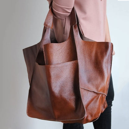 Tote Bag for Women – Retro Kiss Lock Spacious Soft – detail view 11