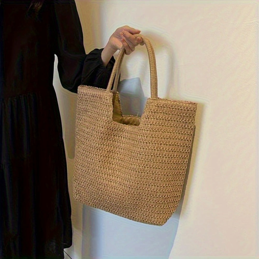 Tote Bag for Women – Straw, Large Capacity – detail view 9