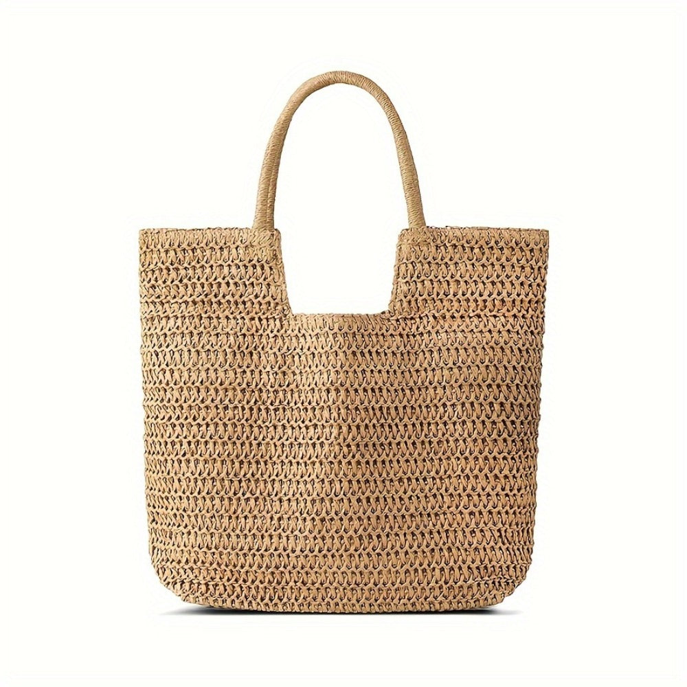 Tote Bag for Women – Straw, Large Capacity, for Travel – alternate view