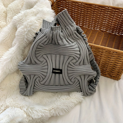 Tote Bag for Women – for Travel & Everyday Use, Knitted Top Handle Korean Aesthetic – detail view 8