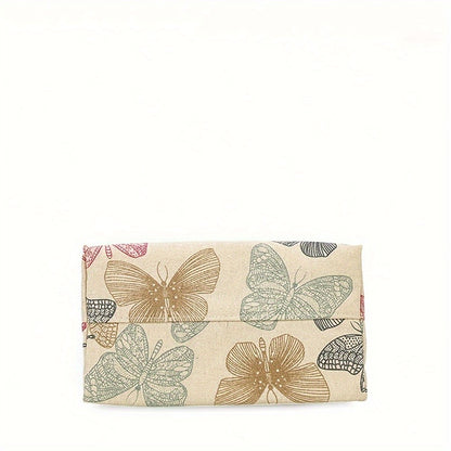 Tote Bag for Women – for Travel & Work, Butterfly Lunch Insulated Bento Aesthetic – detail view 9