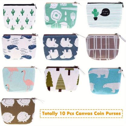Women's Wallet – 10 Pack, Canvas, Mini – detail view 4