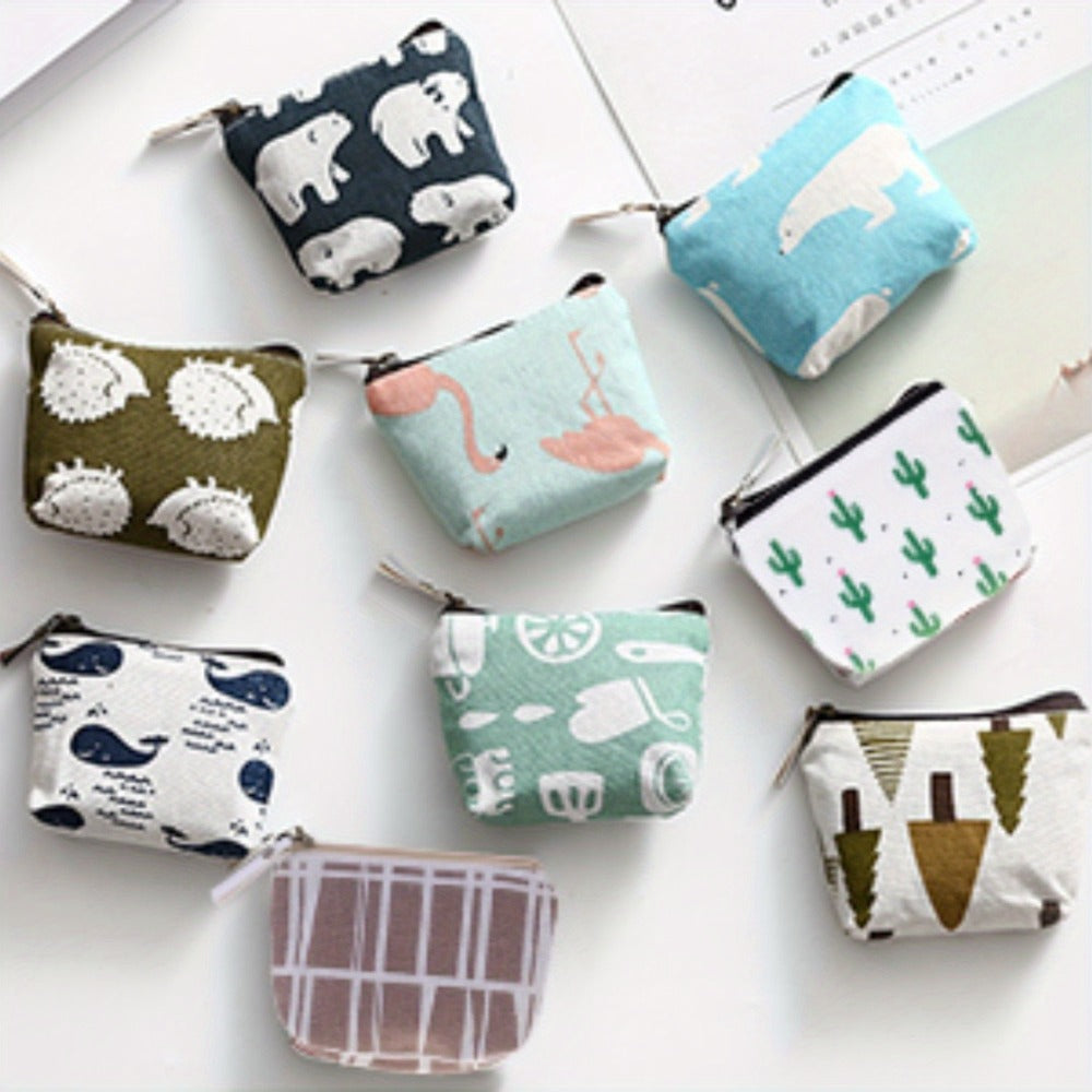 Women's Wallet – 10 Pack, Canvas, Mini – front view