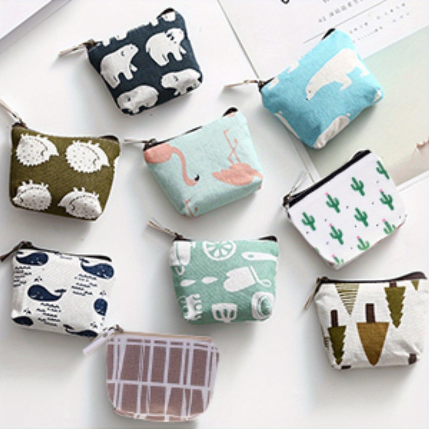 Women's Wallet – 10 Pack, Canvas, Mini – detail view 7