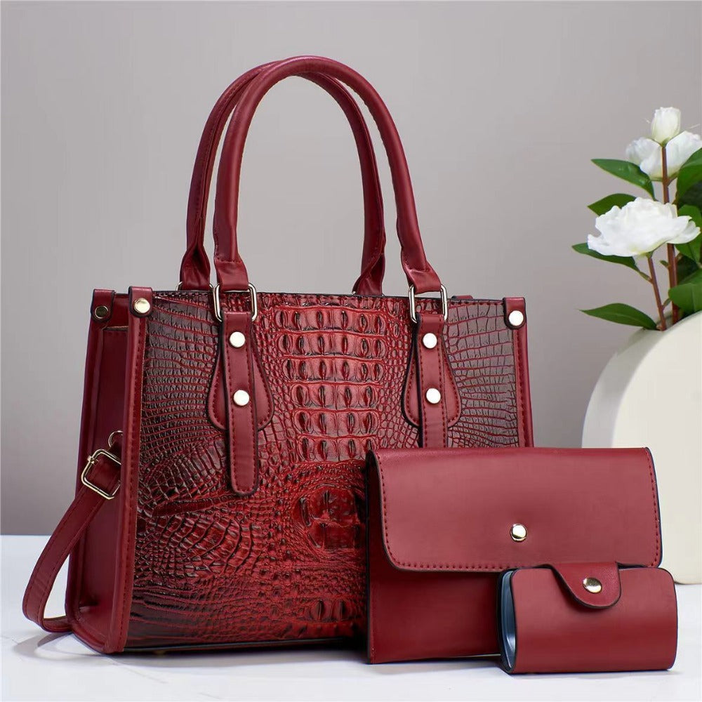 Women's Wallet – 3-Piece, 4 Colors, PU Leather, Large Capacity – detail view 13