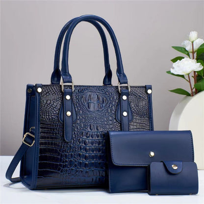 Women's Wallet – 3-Piece, 4 Colors, PU Leather, Large Capacity – detail view 5