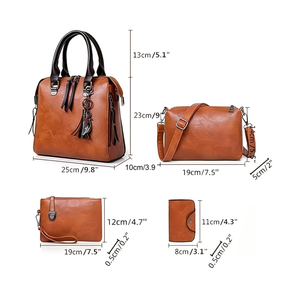 Women's Wallet – 4-Piece, PU Leather, for Travel & Work – detail view 3