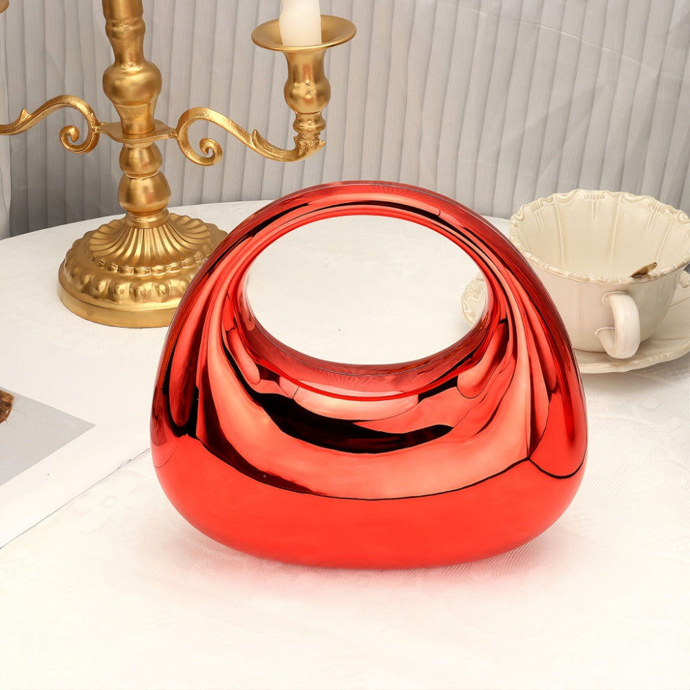 Women's Wallet – Acrylic Clutch Ball Shell Shape – detail view 10