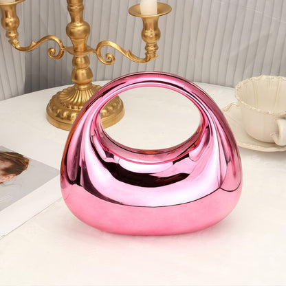 Women's Wallet – Acrylic Clutch Ball Shell Shape – detail view 8