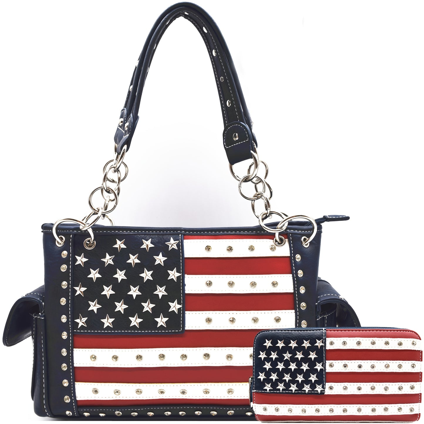Women's Wallet – American Flag Set Patriotic Stars – detail view 20