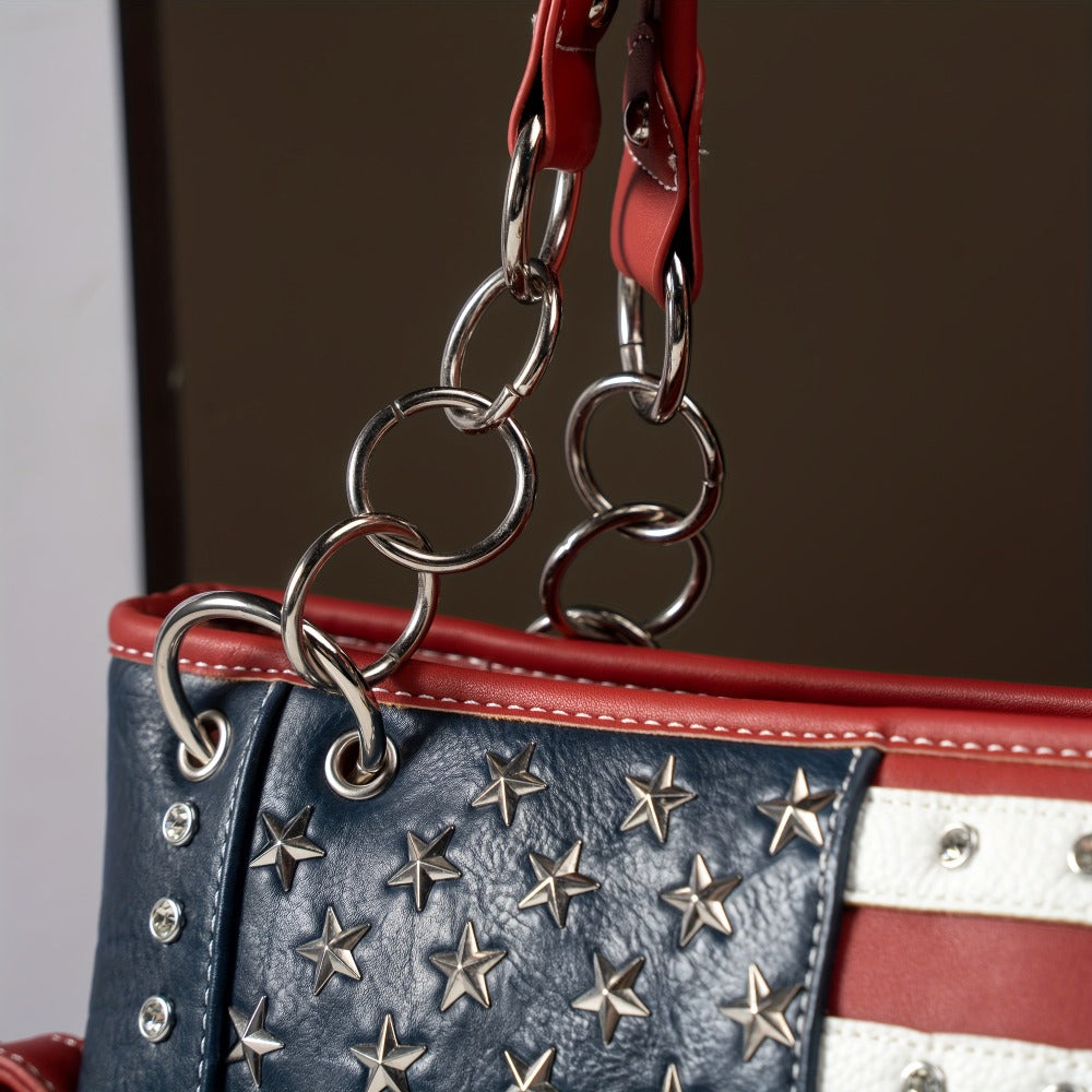 Women's Wallet – American Flag Set Patriotic Stars – detail view 9